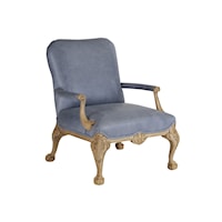 Hollis Chair with Carved Cabriole Legs