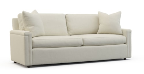 91" Two-Cushion Sofa with Key Arms