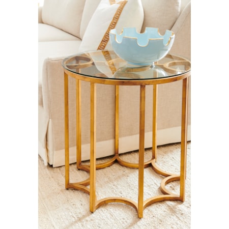 Lisette Side Table - Gold