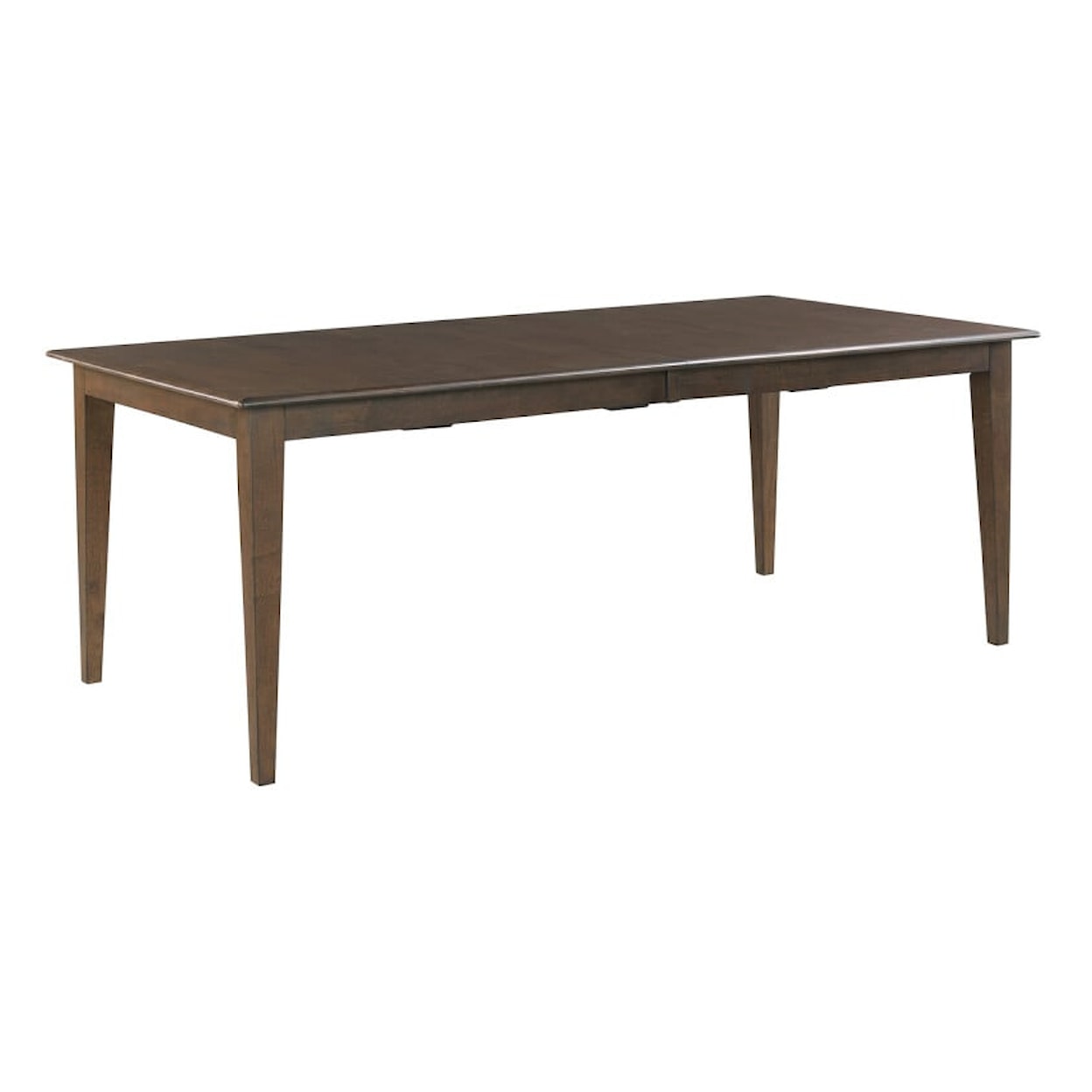 Kincaid Furniture Kafe' 80" Rectangular Leg Table, Mocha