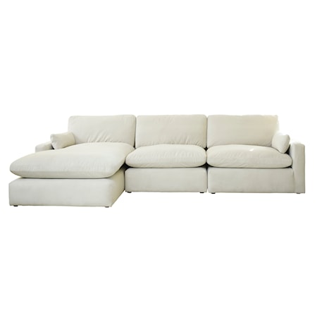 3-Piece Sectional with Chaise