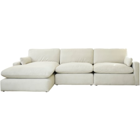 3-Piece Sectional with Chaise