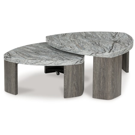 Stacked Cocktail Table