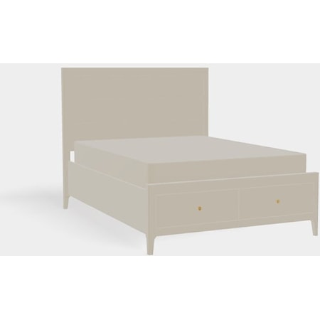 Toulon Queen Upholstered Bed with Footboard Storage