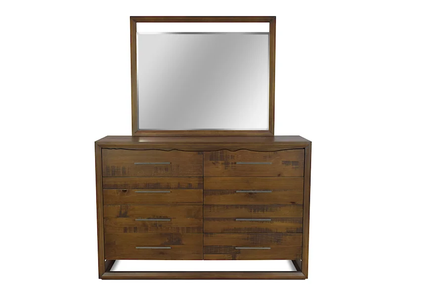 Lofton Dresser and Mirror Set by Steve Silver at Z & R Furniture