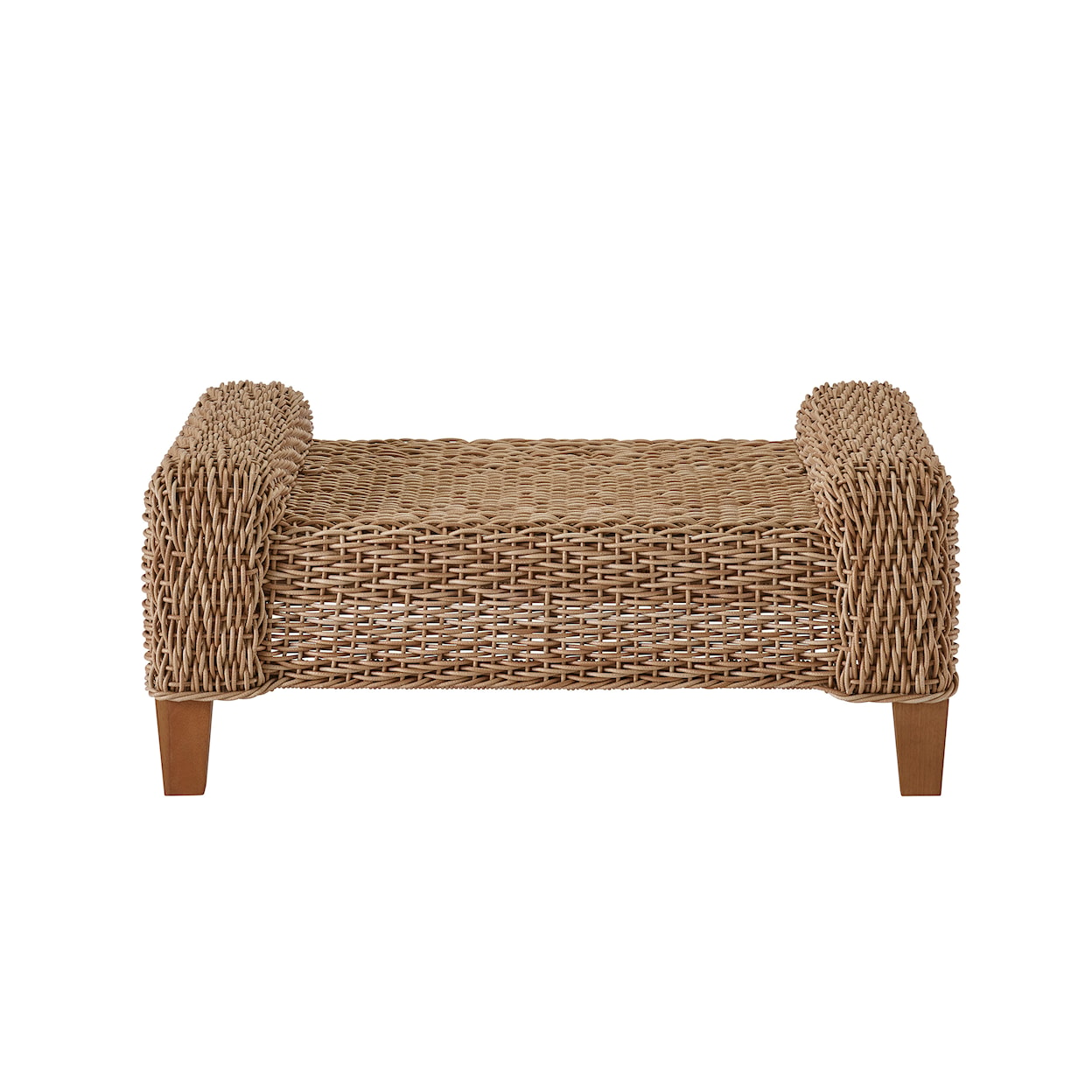 Universal Coastal Living Outdoor Outdoor Living Rattan Ottoman