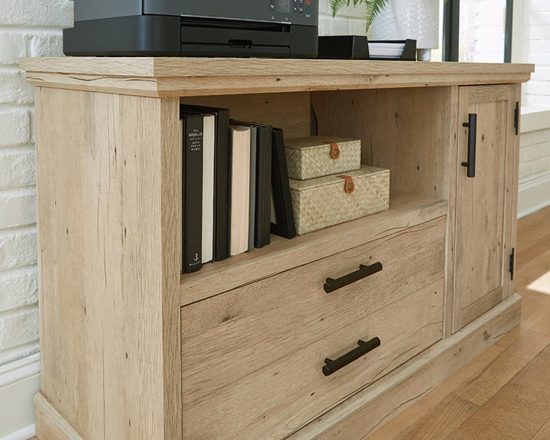 Sauder Mason Peak Aspen Post Office Credenza