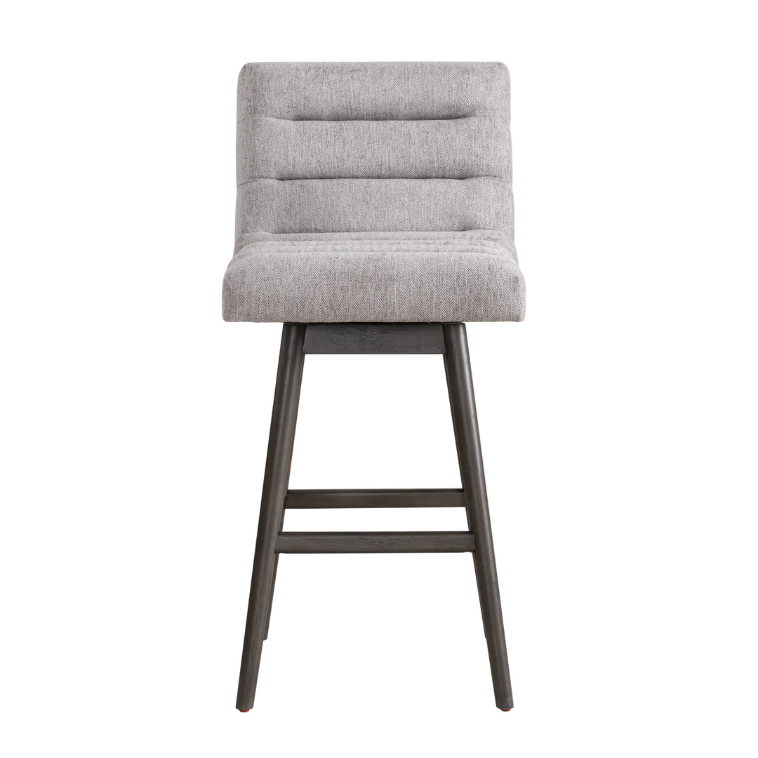 Armen Living Elias Upholstered Swivel Barstool