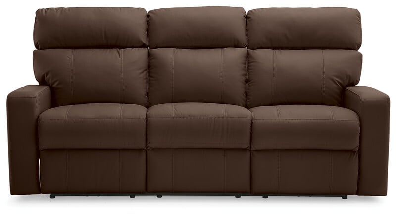 Palliser Oakwood 41049 51 Broadway Mink Oakwood Contemporary Apartment Size Manual Reclining Sofa Bennett s Furniture and Mattresses Reclining Sofa