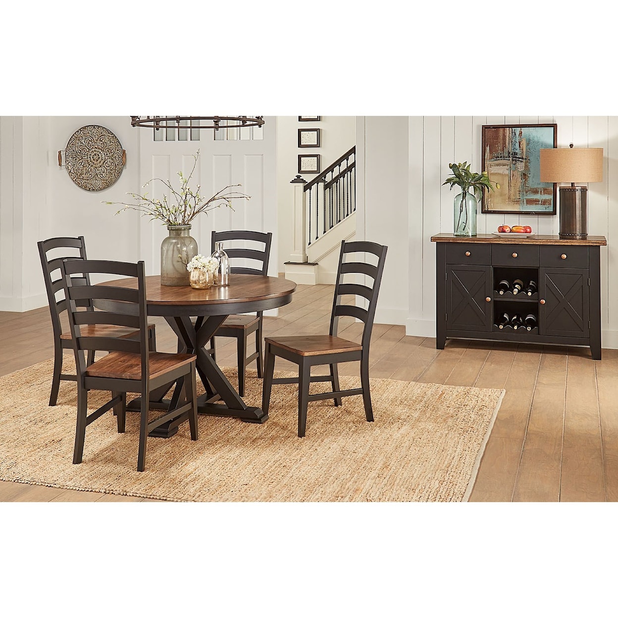 AAmerica Stormy Ridge Oval Dining Table