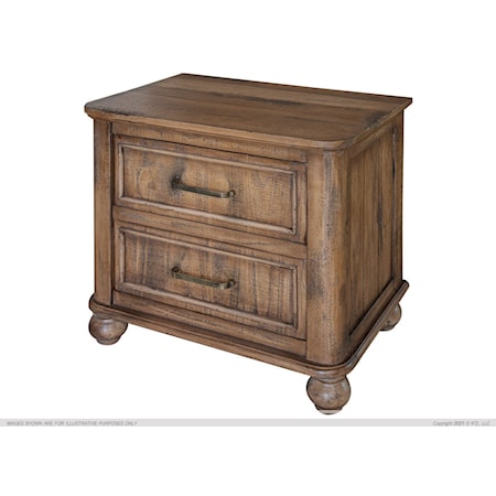 2-Drawer Nightstand 