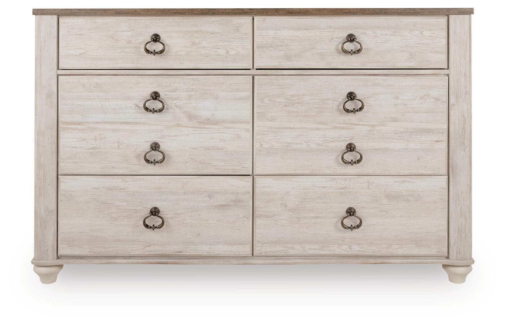 Westwood Design Westfield WFDDN8108LBWH Farmhouse 6-Drawer Dresser | Joe Tahan's Furniture