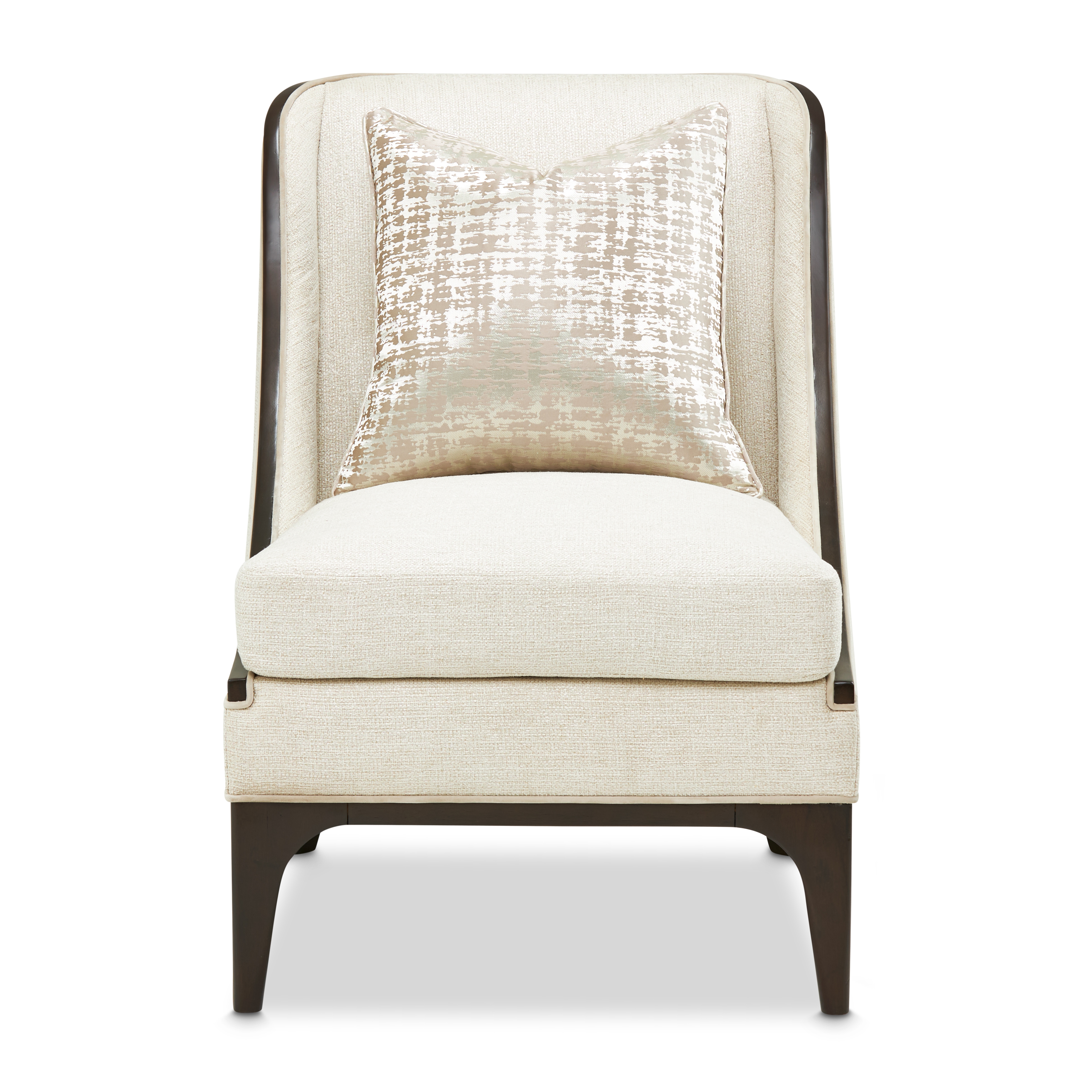 Upholstered Armless Accent Chair