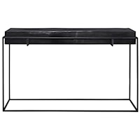 Telone Modern Black Console Table