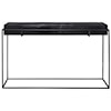 Uttermost Accent Furniture - Occasional Tables Telone Modern Black Console Table