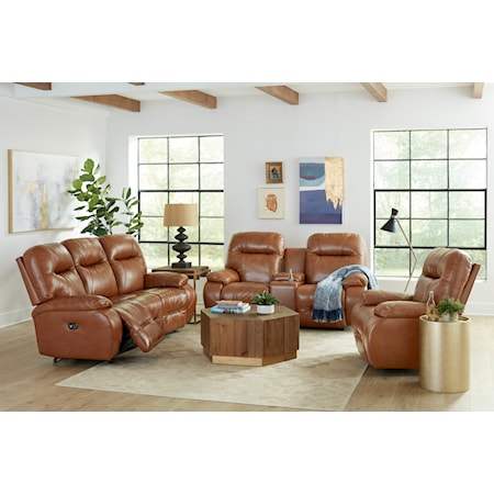 Power Rocker Console Loveseat