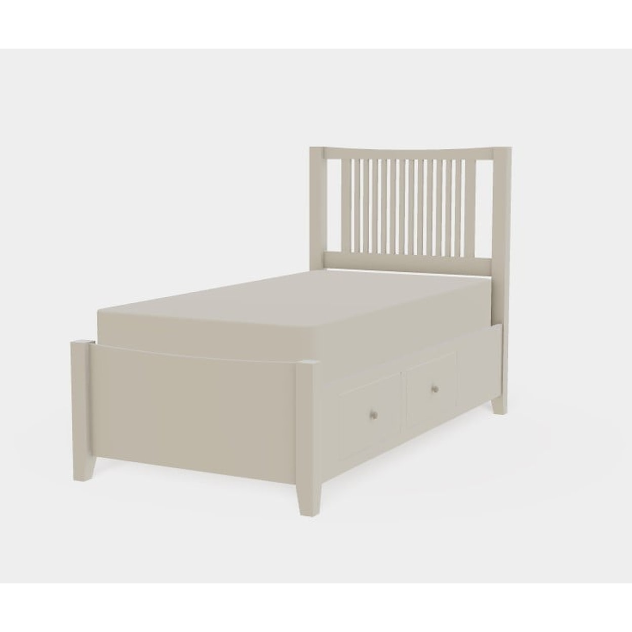 Mavin Atwood Group Atwood Twin XL Right Drawerside Spindle Bed