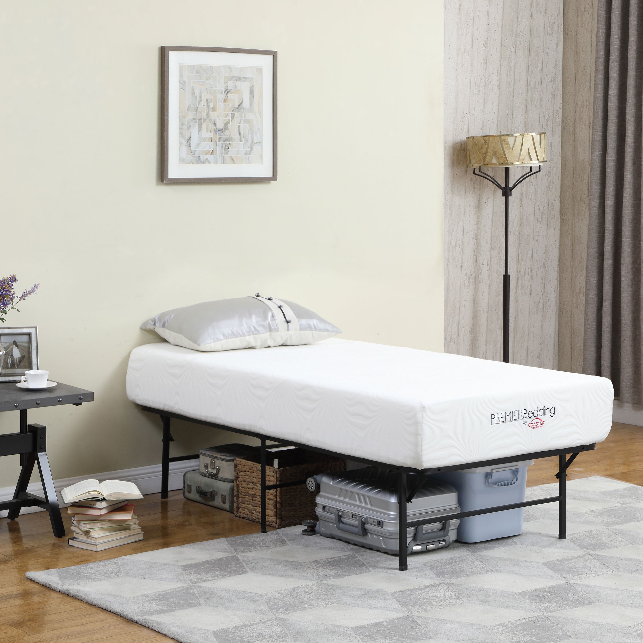 Twin Mattress Support Platform Bed