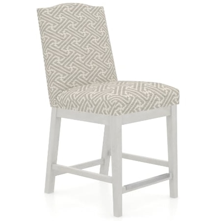 Customizable Upholstered Counter Stool