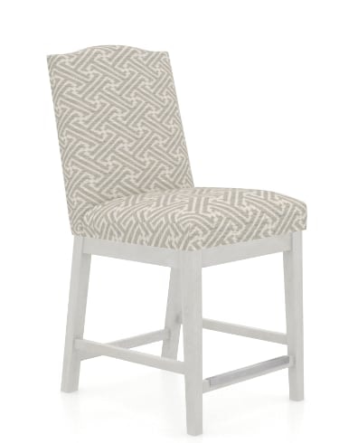 Customizable Upholstered Counter Stool