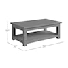 Jofran Reclamation Rectangular Coffee Table