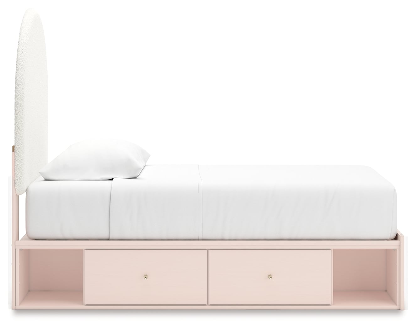 Signature Design by Ashley Wistenpine Twin Upholstered Panel Bed With Storage
