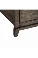 Liberty Furniture Avalon Transitional Upholstered King Bed with Storage Footboard