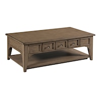 Transitional Beatrix Rectangular Coffee Table