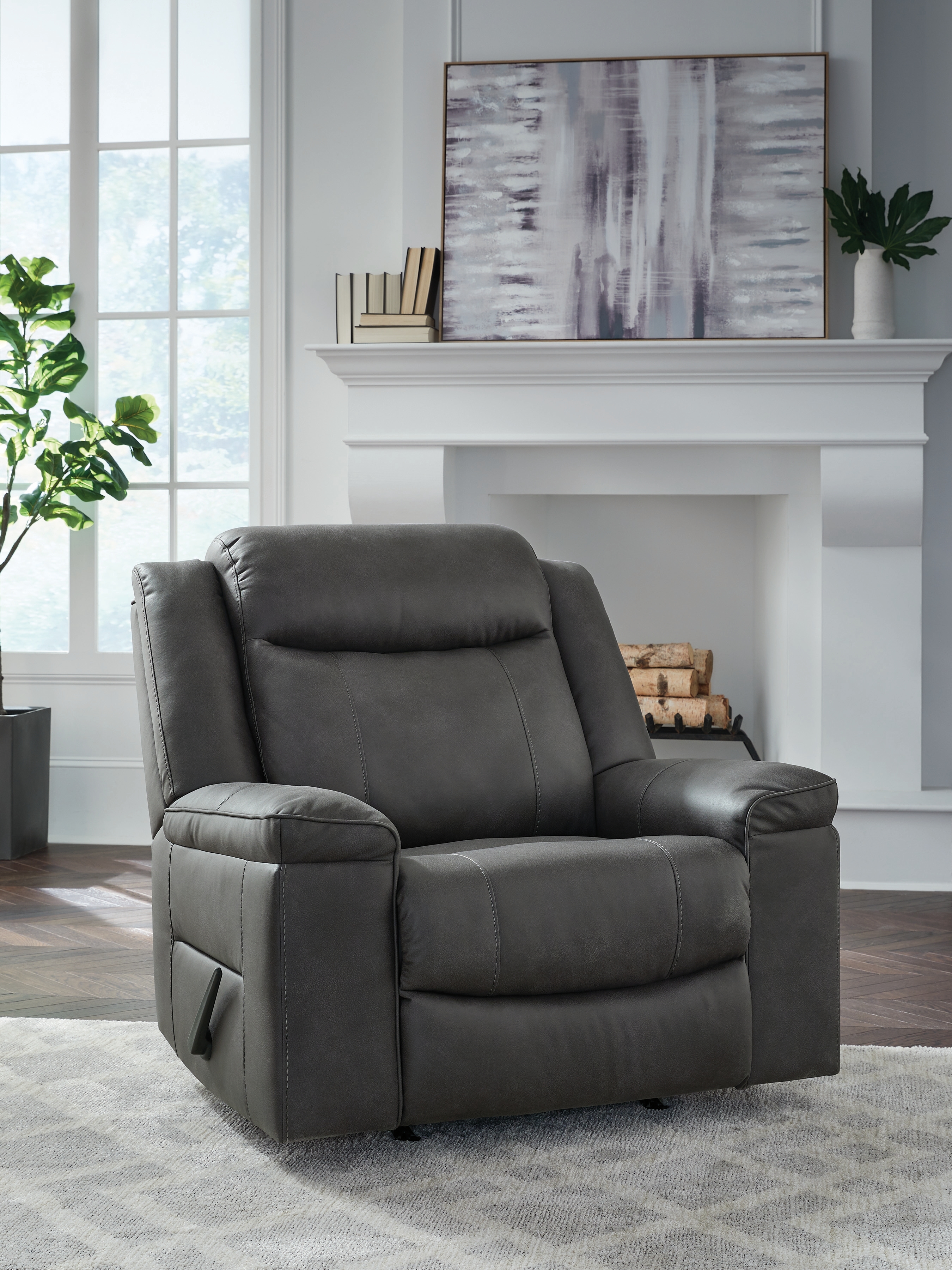 Signature Design by Ashley Status Check Rocker Recliner