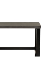 Powell Hawkford Industrial Hawkford Console Table with Footrest