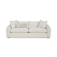 Casual 2-Cushion Sofa with Track Arms