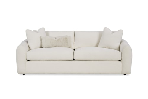 Casual 2-Cushion Sofa with Track Arms