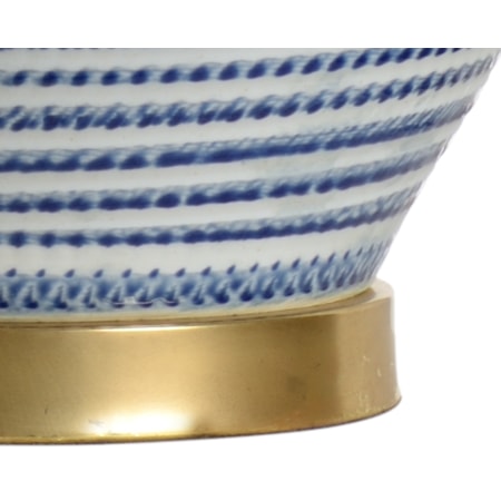 Classic Lamp - Blue/Gold