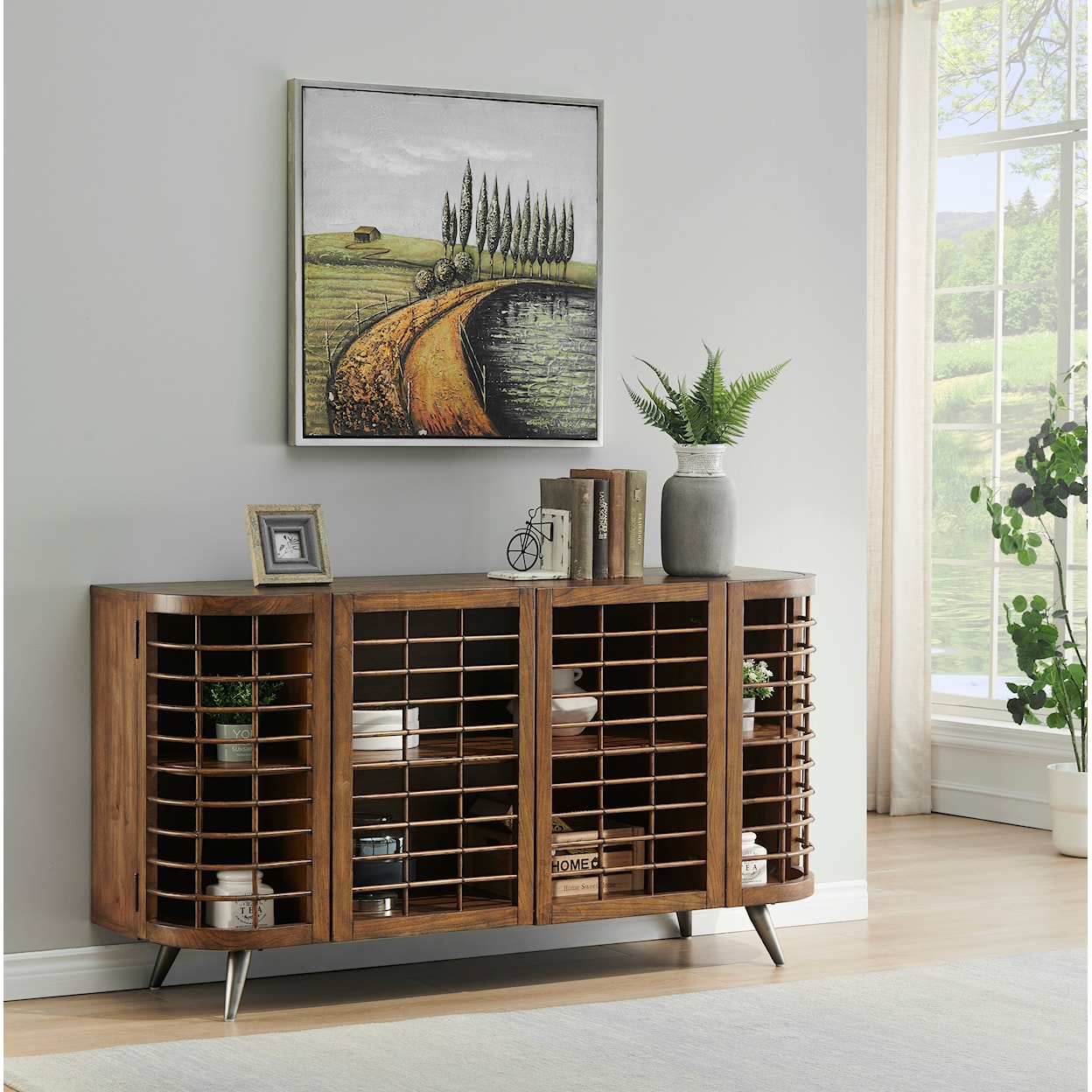 C2C Coast to Coast Imports Four Door Credenza