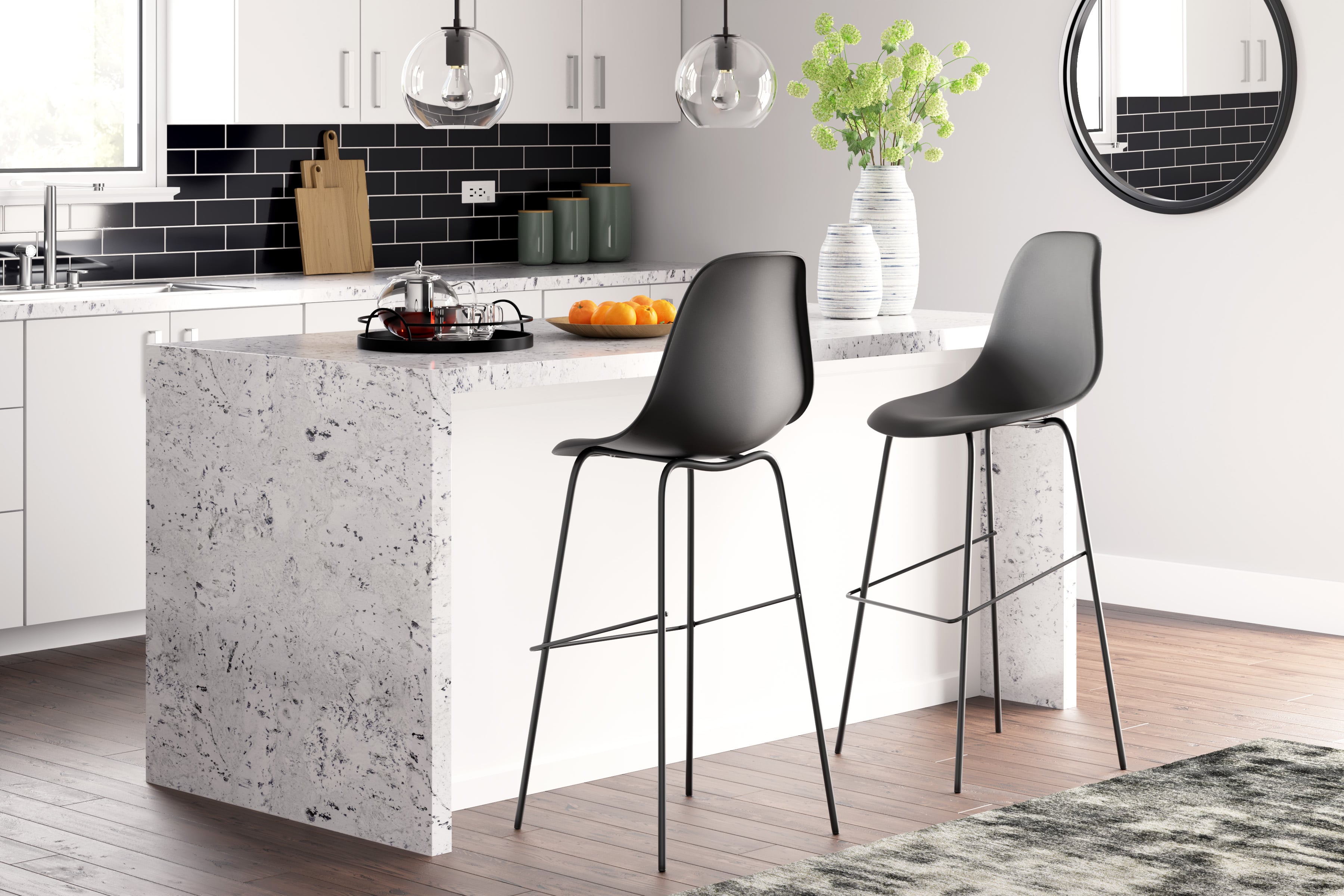 Cabinet height best sale bar stools