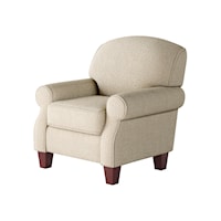 Accent Chair with Rolled Arms