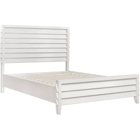 Low Profile Queen Panel Bed