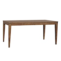 Transitional Extendable Dining Table with 18" Leaf