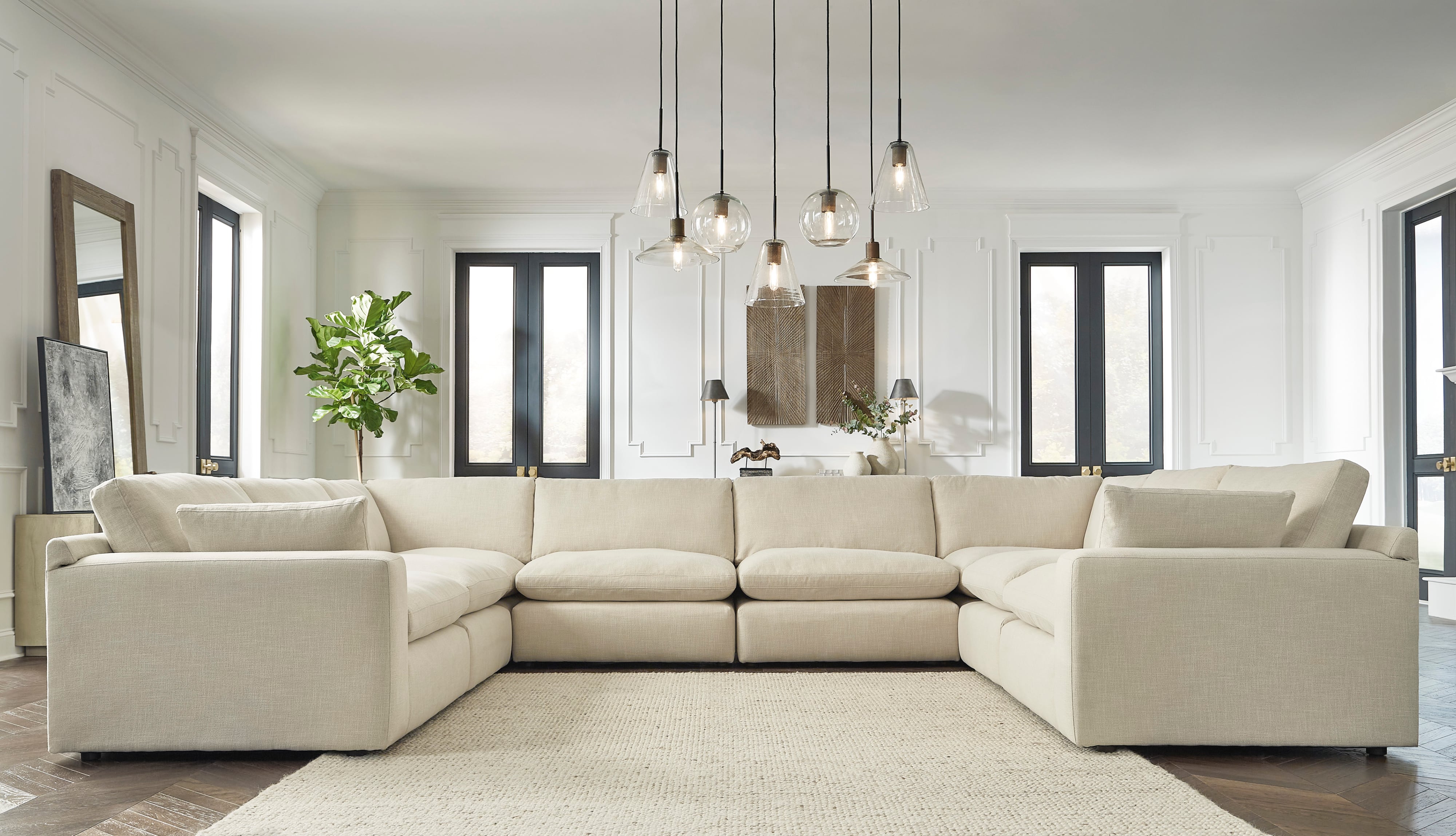 Benchcraft Alto 8-Piece U-Shape Modular Sectional