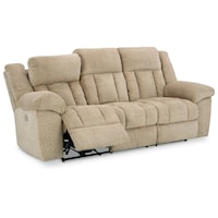 Power Reclining Sofa with Adjustable Headrests