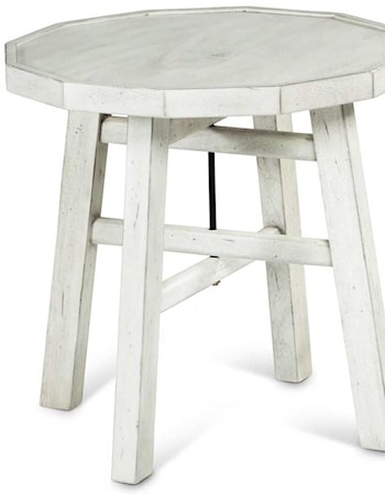 PASTOR WHITE END TABLE |