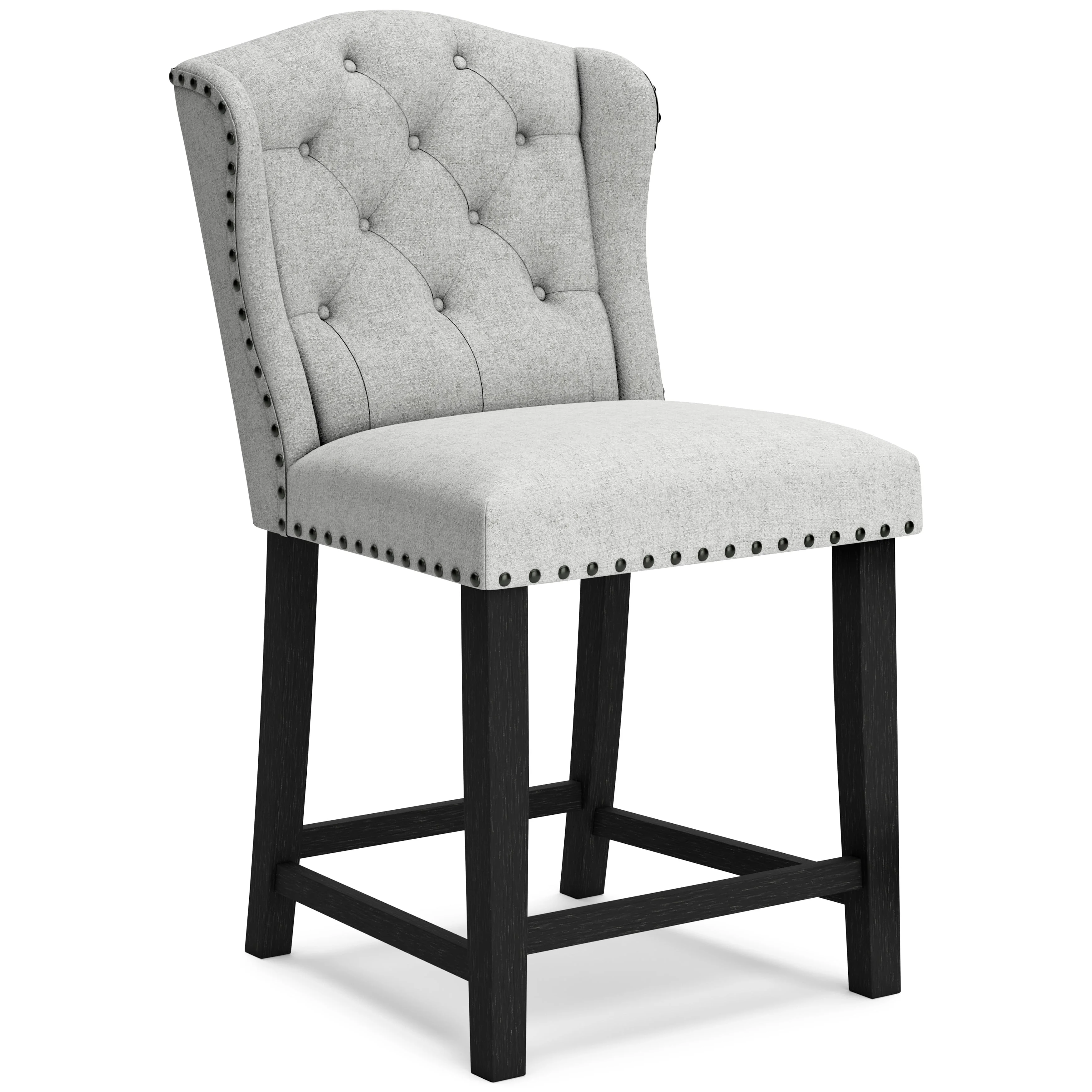 StyleLine D702124 Counter Height Bar Stool with Tufted