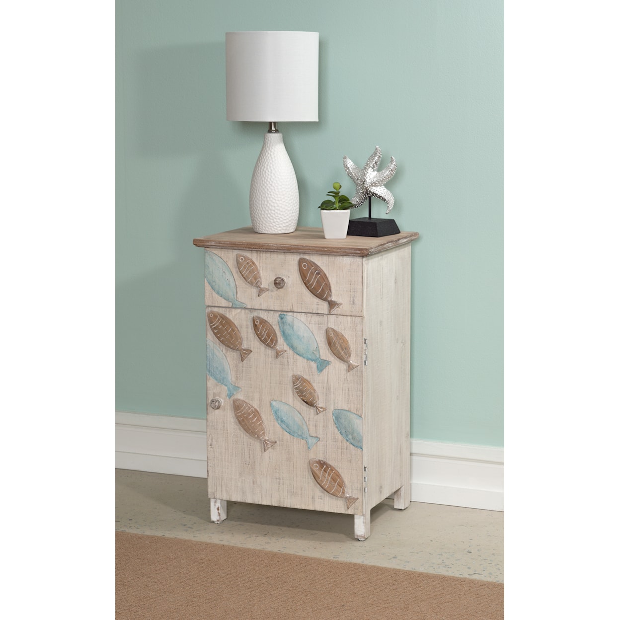 Powell Caspian End Table