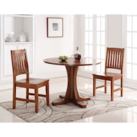 Mission-Style 3-Piece Dining Set