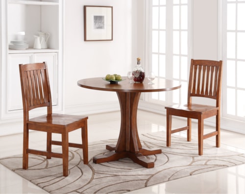 Mission-Style 3-Piece Dining Set
