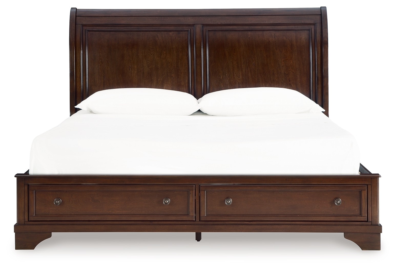King Sleigh Storage Bed