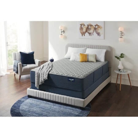 Queen 13 1/2&quot; Extra Firm Mattress Set