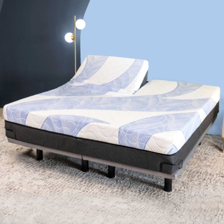 Queen Flex-Head 14&quot; Smooth Top Smart Bed