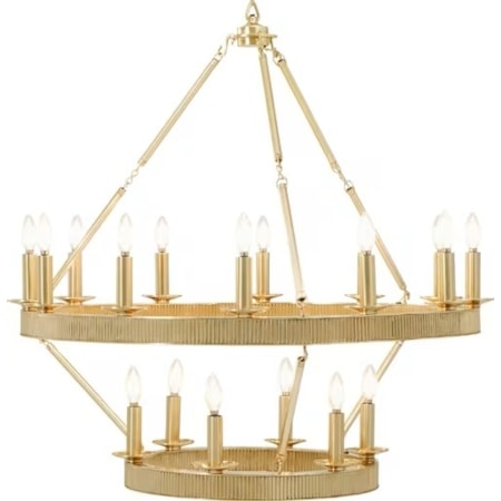 Simon Media Stack Chandelier