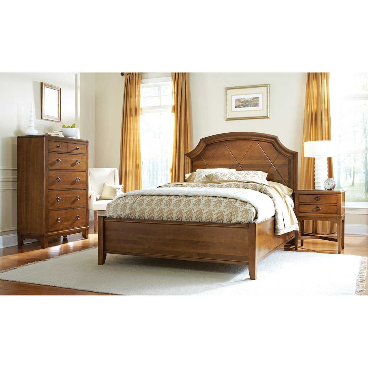 Durham Glen Terrace King Bedroom Group